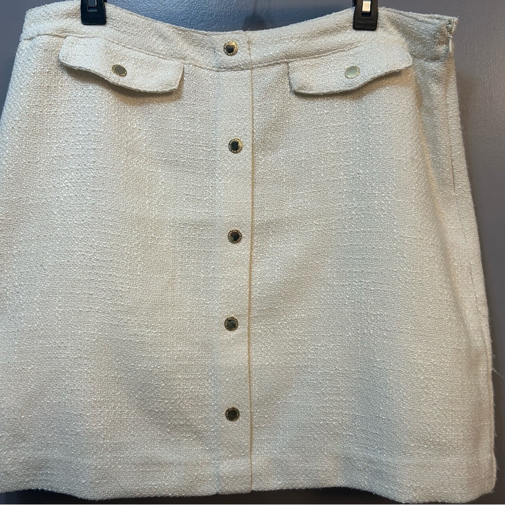 Elegant Cream Skirt